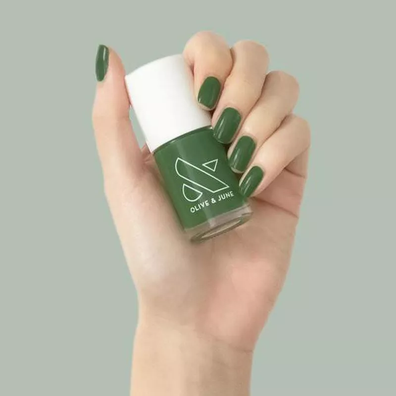 Geometry Hunter Green Nail Polish