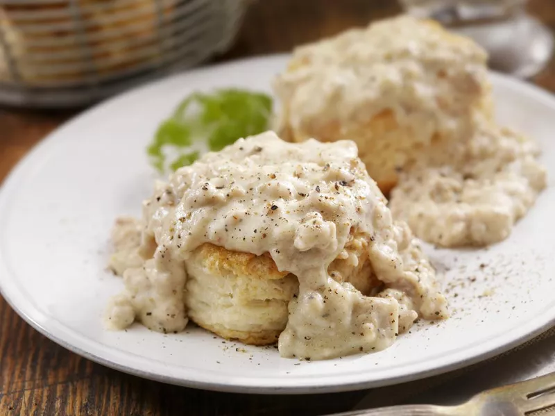 Biscuits and gravy