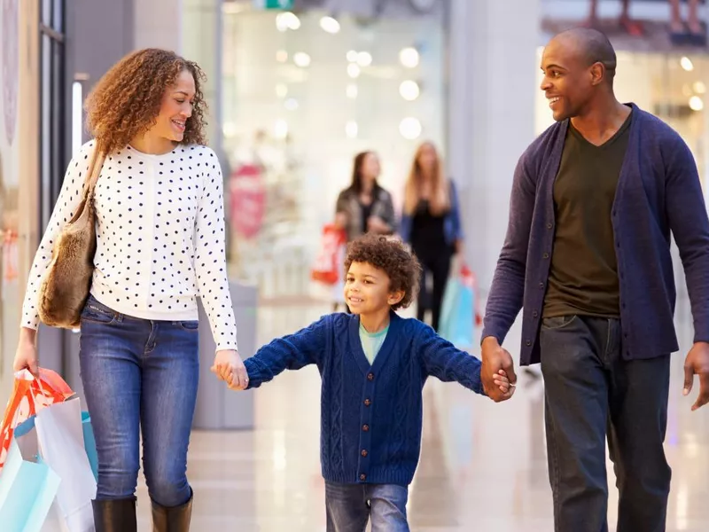 Shopping at Lakewood Center