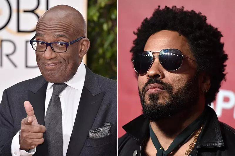 Al Roker and Lenny Kravitz