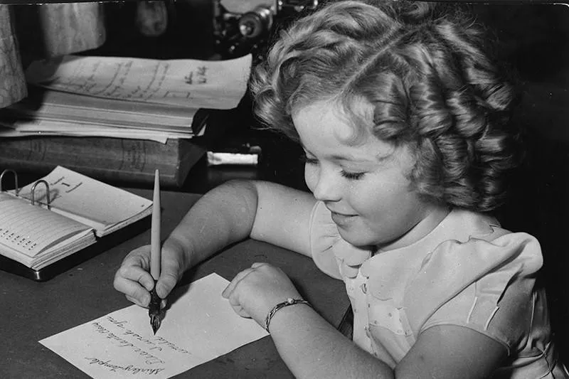 Shirley Temple as a child