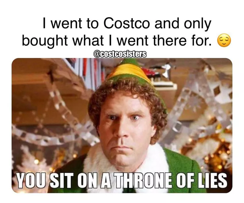 Costco elf meme