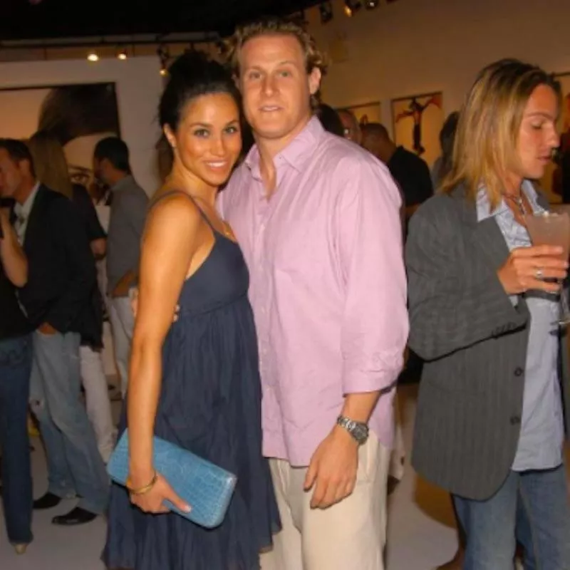 Meghan Markle with ex-husband Trevor Engelson