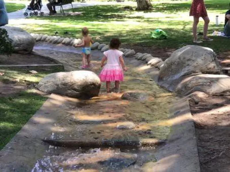 Coldwater Canyon Park water play area