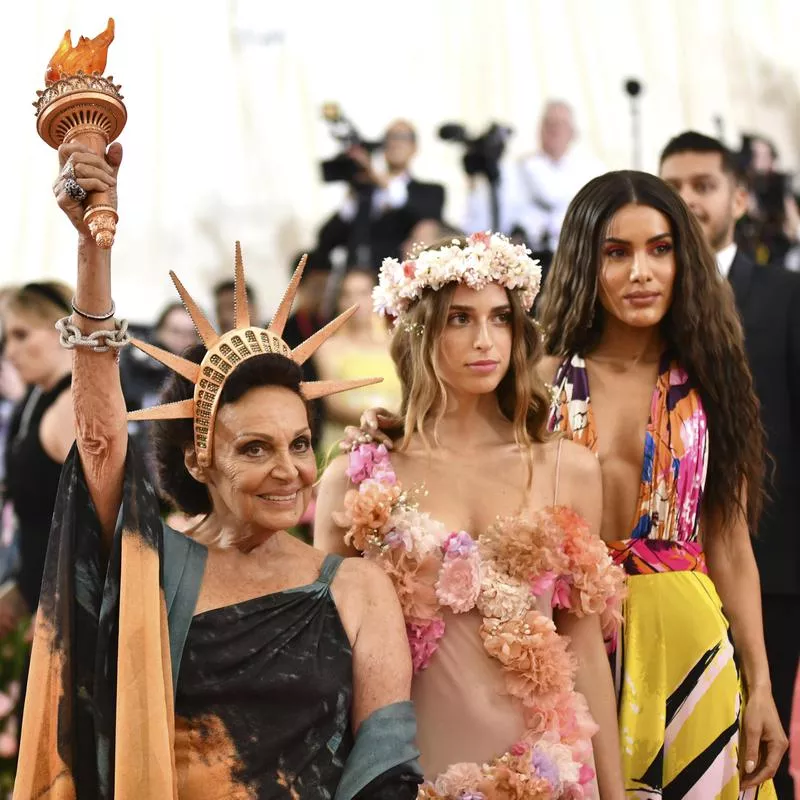 Diane von Furstenberg and her granddaughter Talita