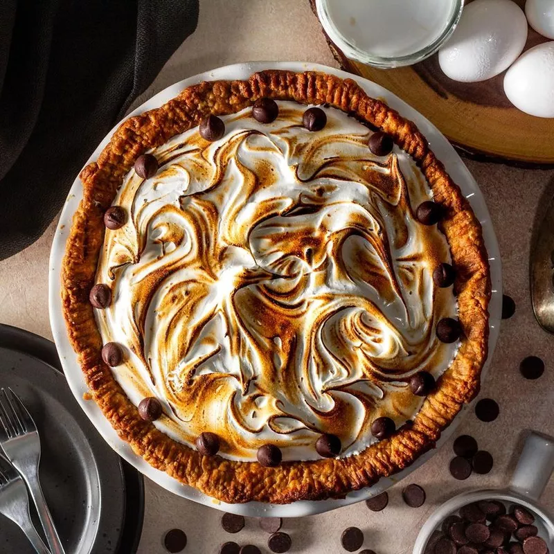 Butterscotch Mousse Pie