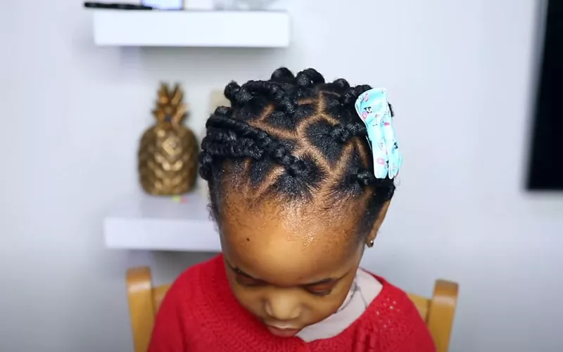 Cute braids with Brazilian wool