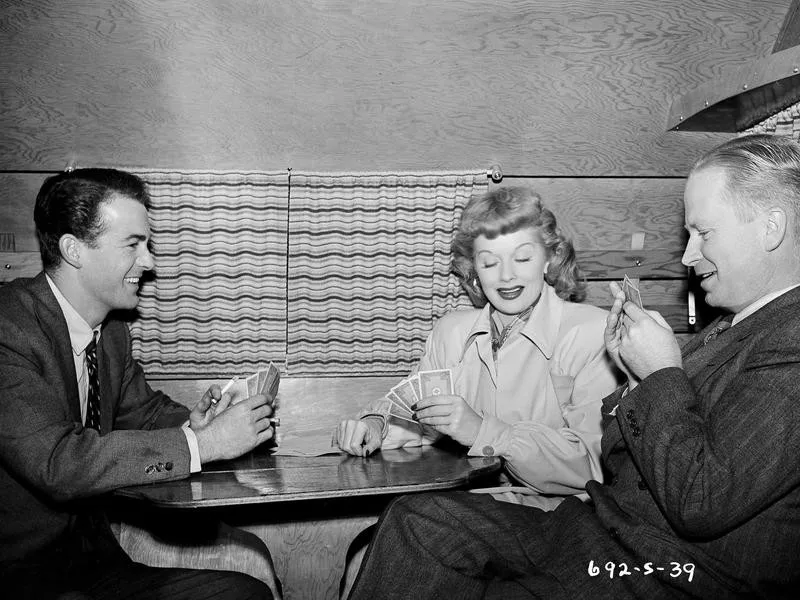 Lucille Ball, Gene Handsaker, Mark Stevens