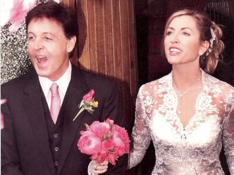 Paul McCartney and Heather Mills