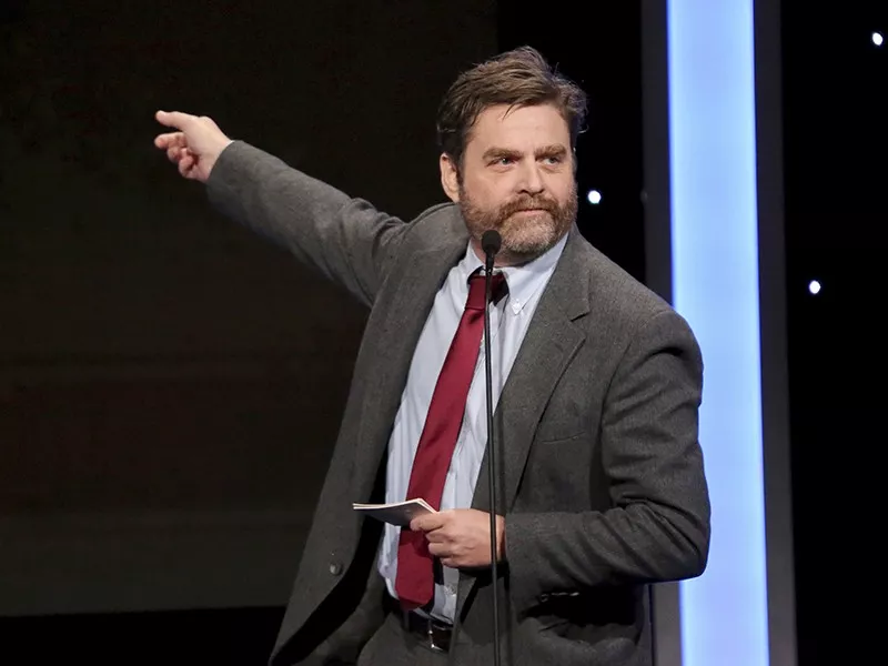 Zach Galifianakis' height is 5-foot-7