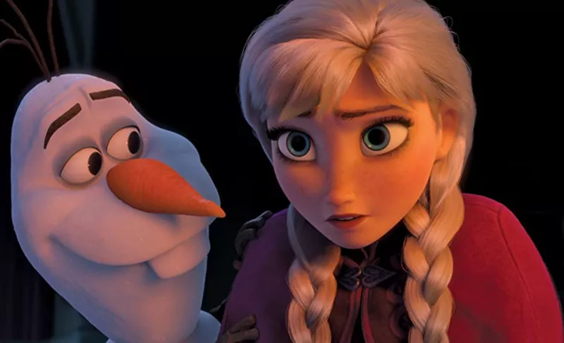 Elsa and Olaf