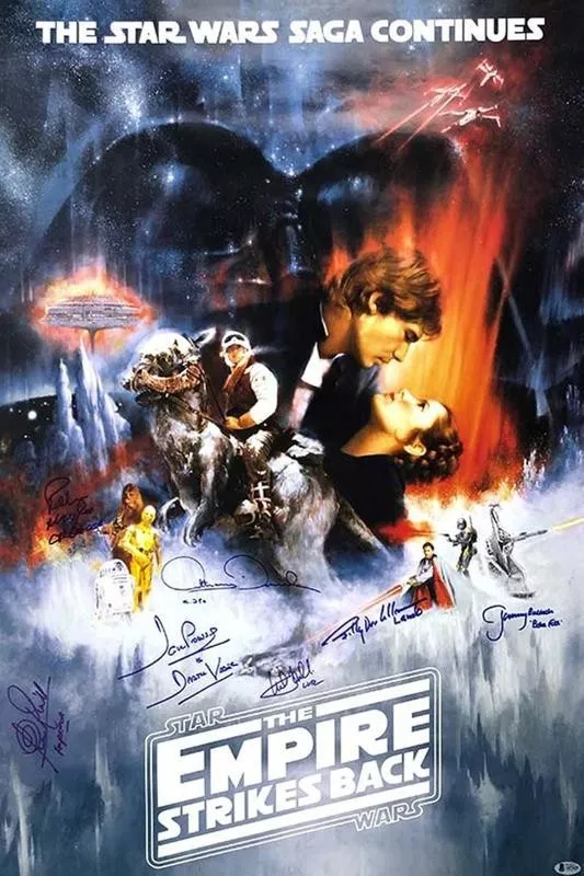 Cast-signed “Empire Strikes Back” Poster