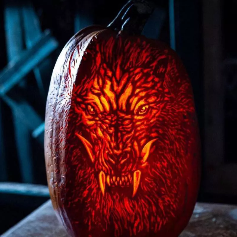 Chupacabra pumpkin