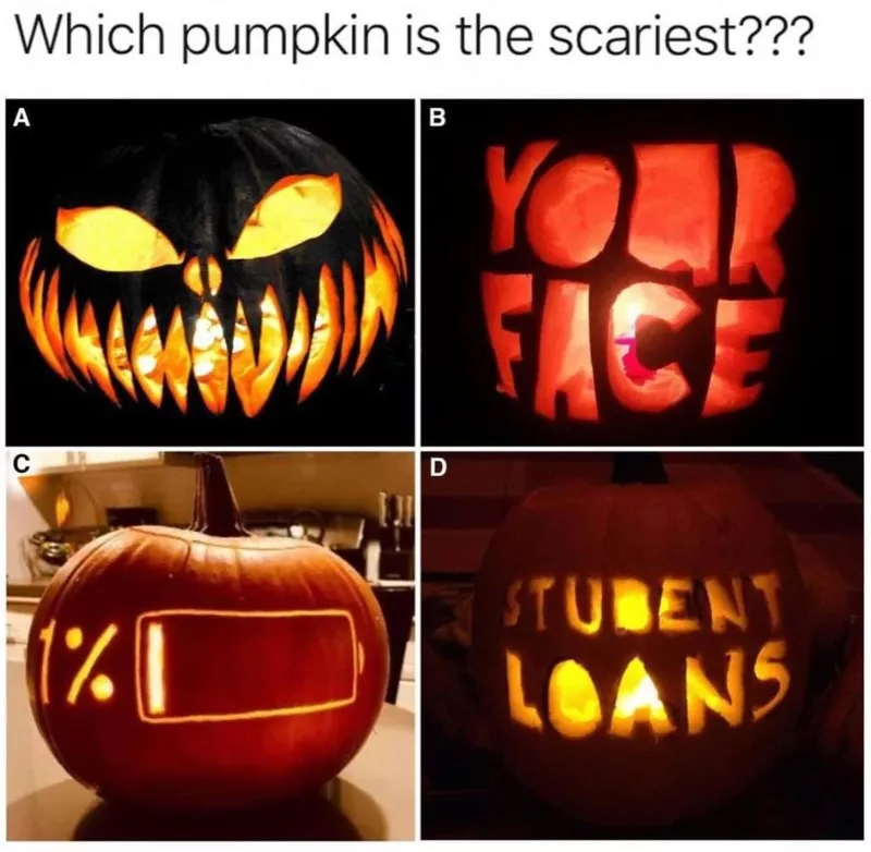 Jack-o'-lantern meme