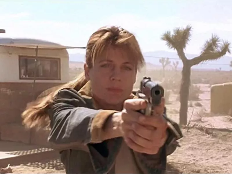 Linda Hamilton in Terminator 2