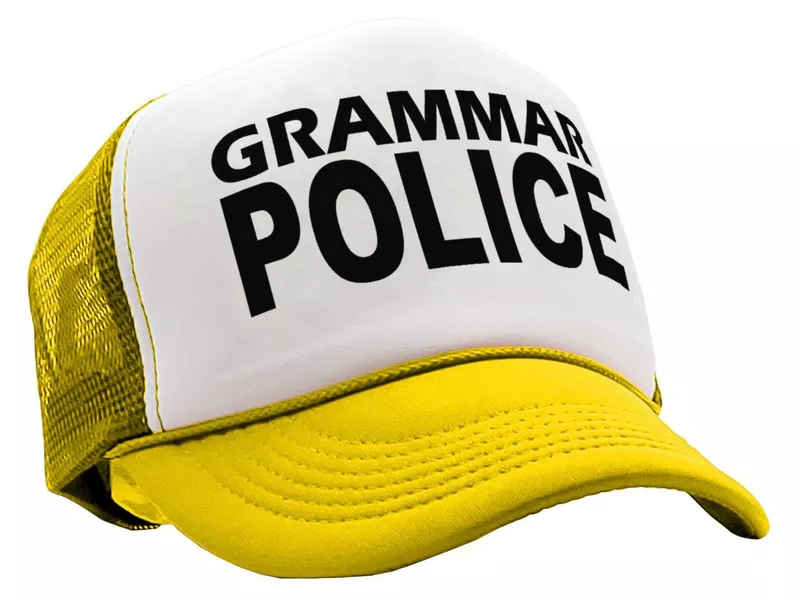 Grammar police