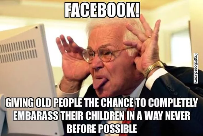 Grandpa on Facebook