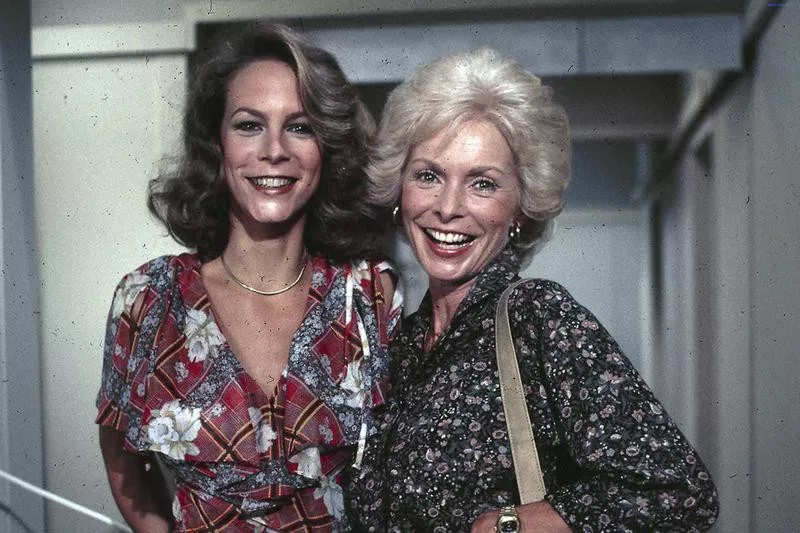 Jamie Lee Curtis and Janet Leigh