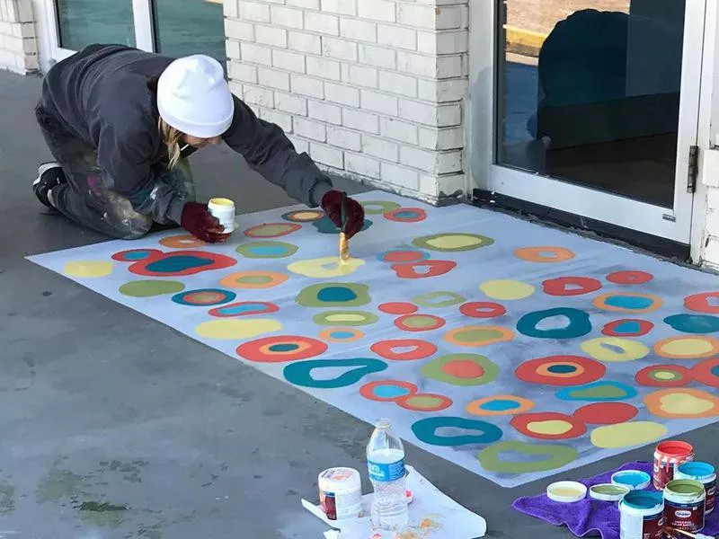 Create a Concrete Rug