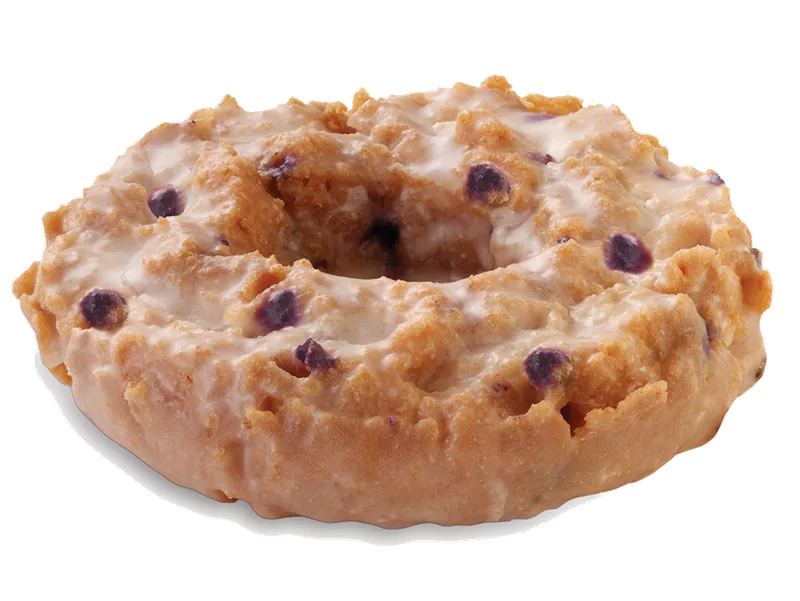 Glazed Blueberry Cake Krispy Kreme Donut