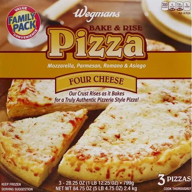 Wegmans Bake & Rise Four Cheese Pizza