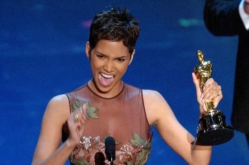 Halle Berry's pixie cut