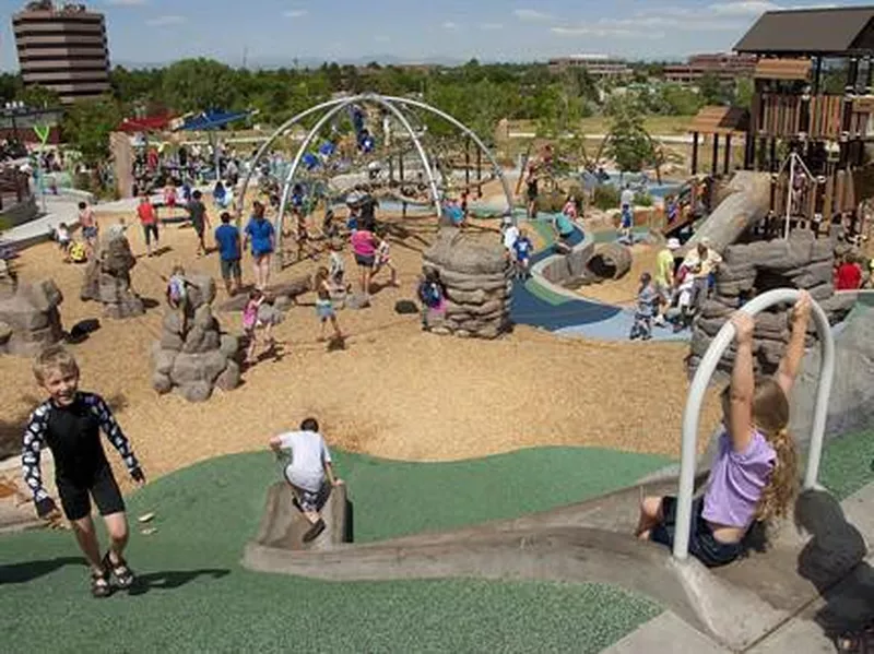 Centennial Center Park splash pad