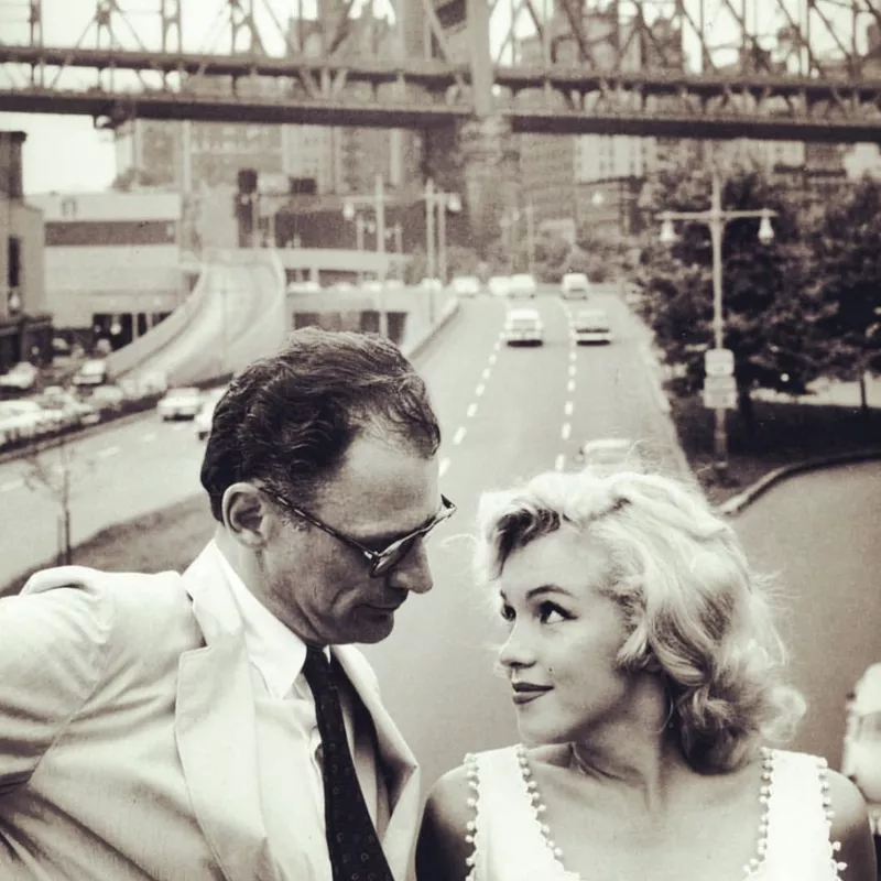 Arthur Miller and Marilyn Monroe