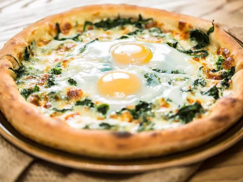 breakfast pizza