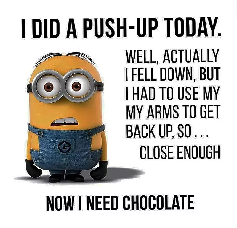 Push-up minion meme