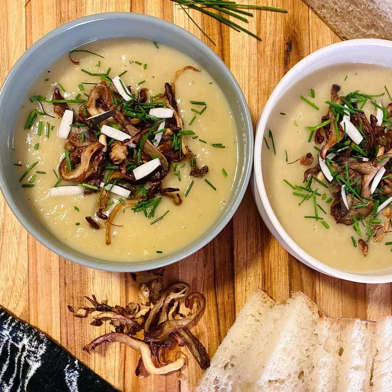 Parsnip, Leek and Potato Soup