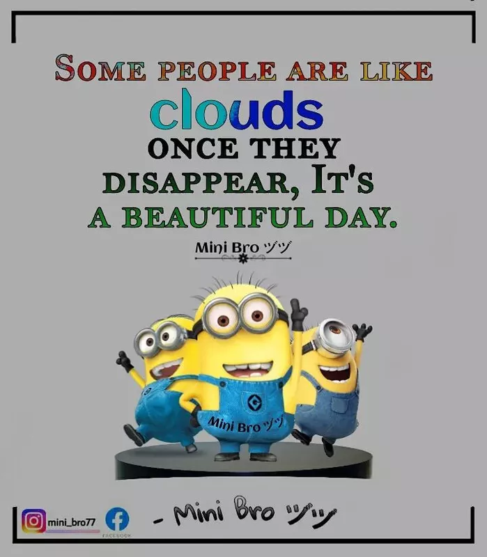 Beautiful day minion meme