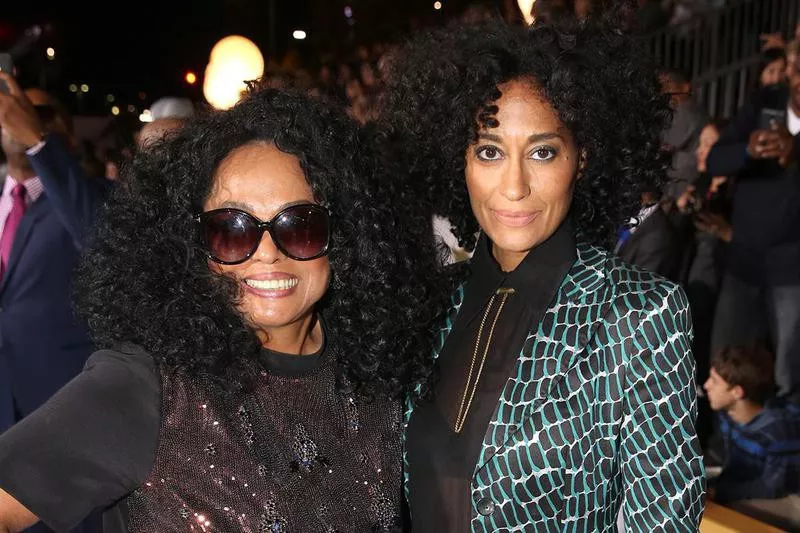 Tracee Ellis Ross and Diana Ross