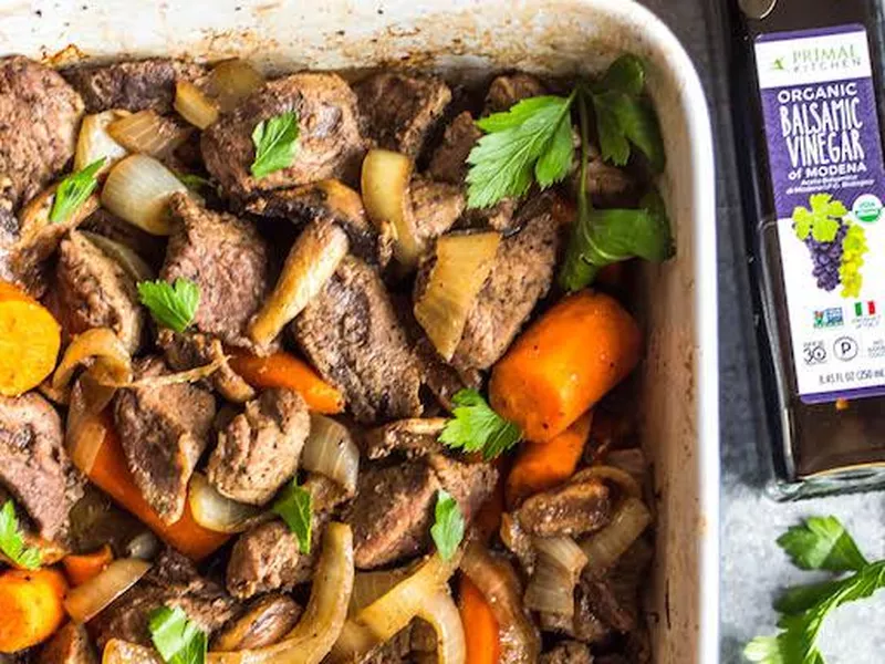 Oven-Roasted Beef and Vegetables