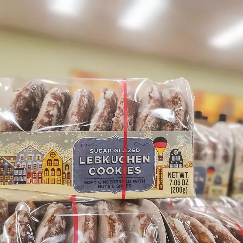 Sugar Glazed Lebkuchen Cookies