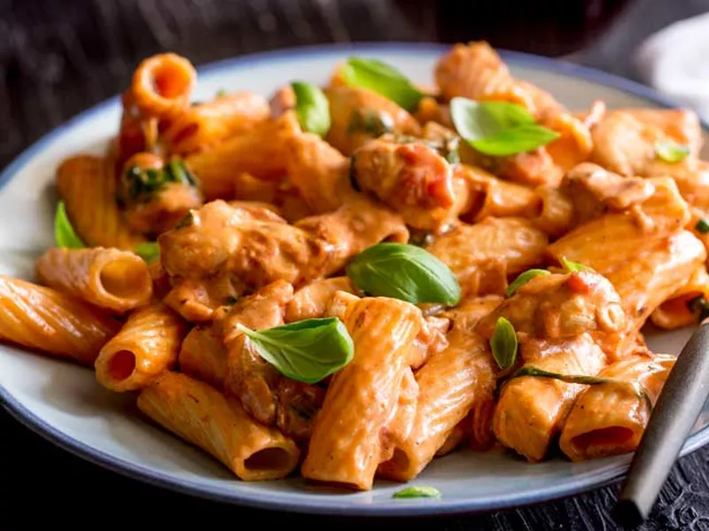 Creamy Chicken Chili Pasta