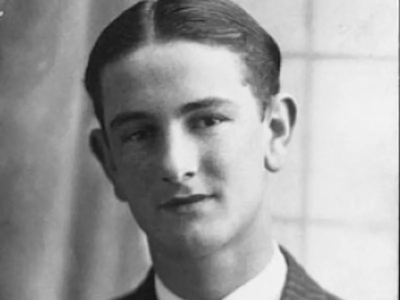 Lyndon Johnson as a teenager