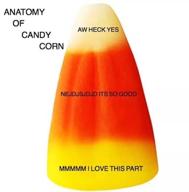 Candy corn meme