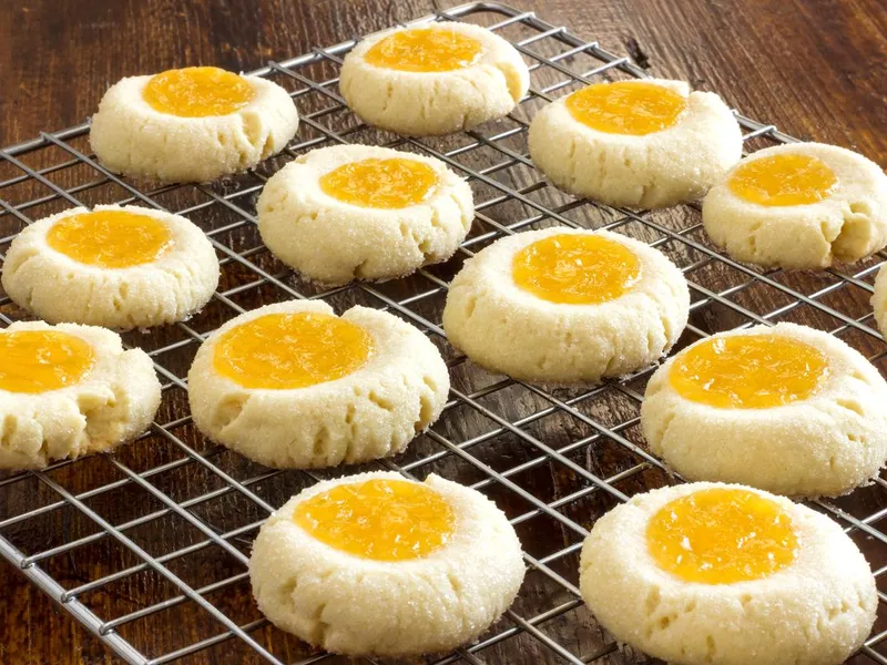 Thumbprint Cookies with Lemon Curd