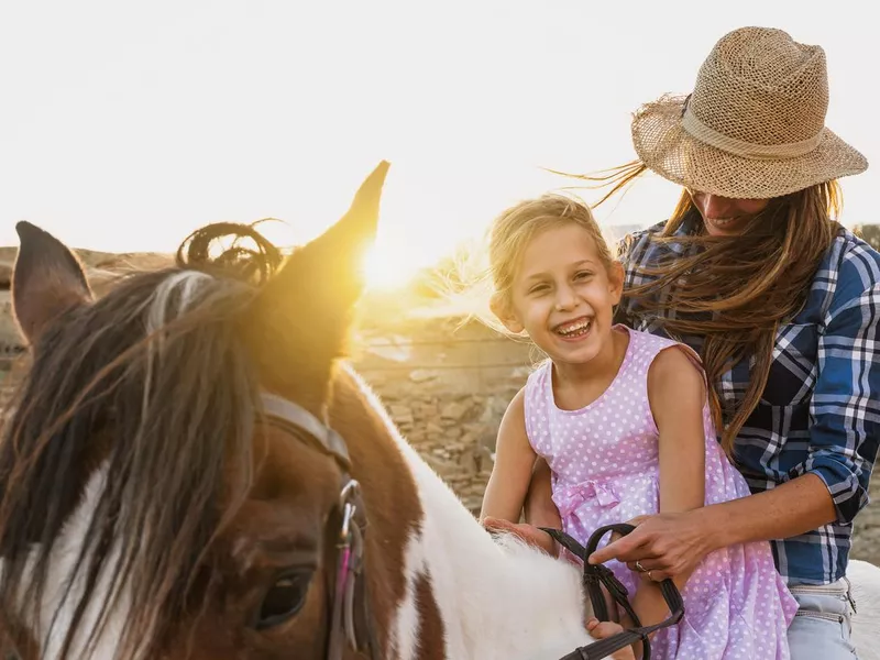 Horse ride in Texas