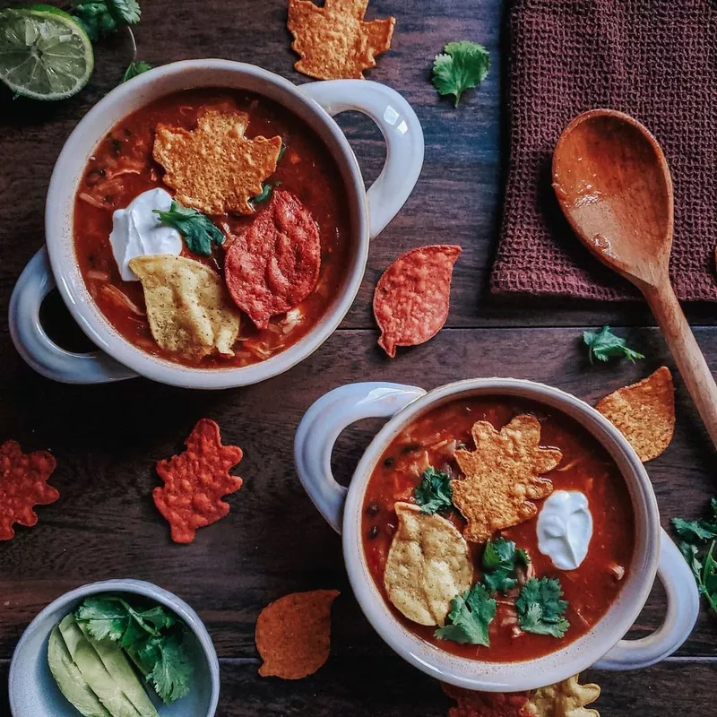 Fall Chicken Tortilla Soup