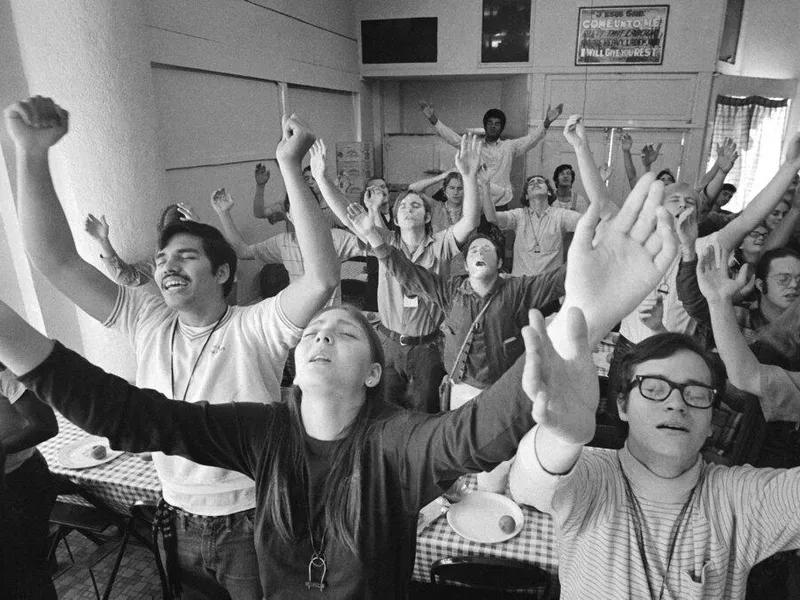 Arms Raised christianity Eyes Closed religion spirituality Togetherness