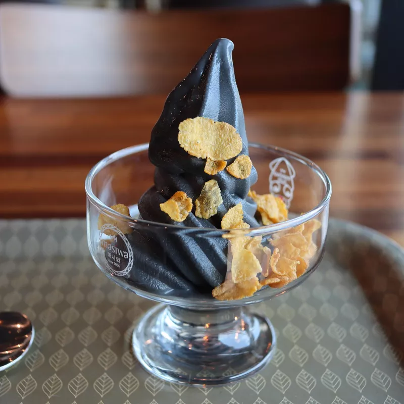 Squid Ink Ice Cream