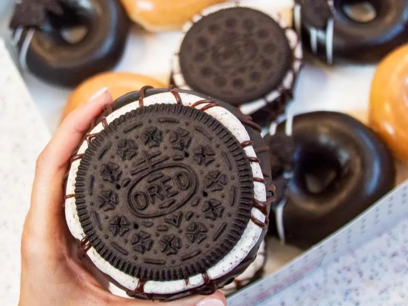 Oreo Cookie Krispy Kreme Donut