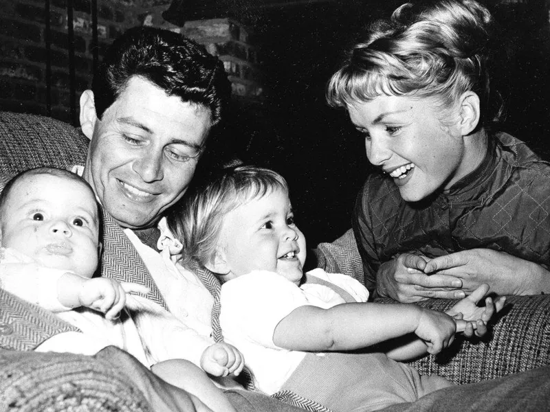 Eddie Fisher with Kids