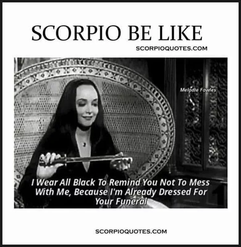 Scorpio fashion meme