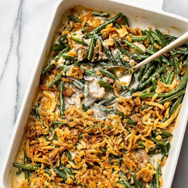 Fresh Green Bean Casserole