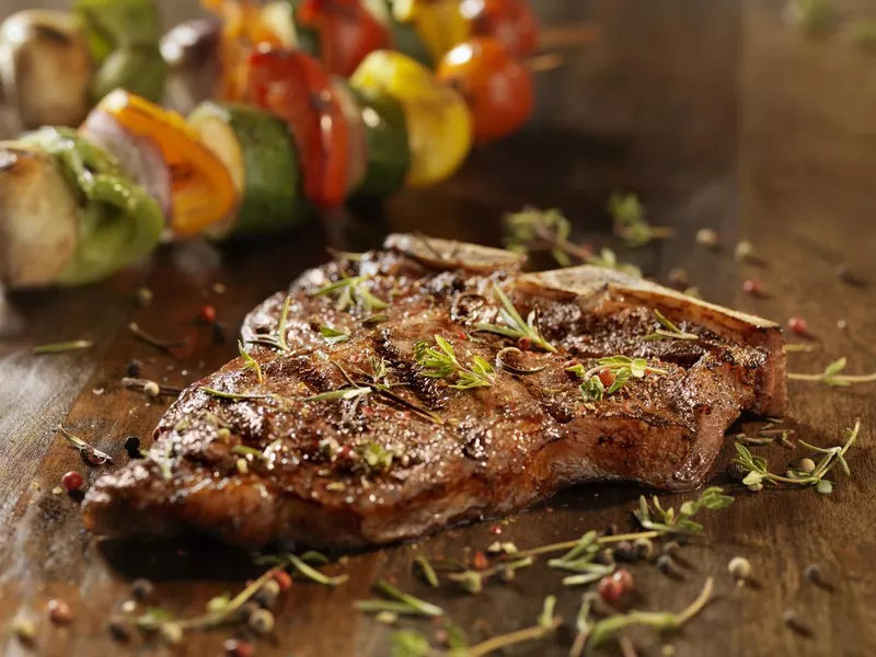 Porterhouse Steak with Fresh Herbs