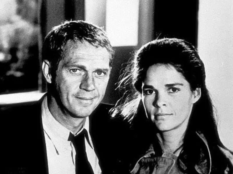 Steve McQueen & Ali MacGraw in The Getaway