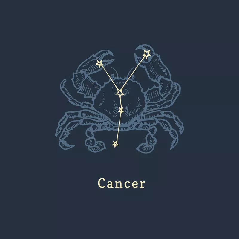 Zodiac constellation of Cancer